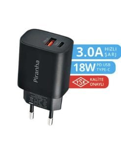 Piranha 18W Duvar Şarjı
